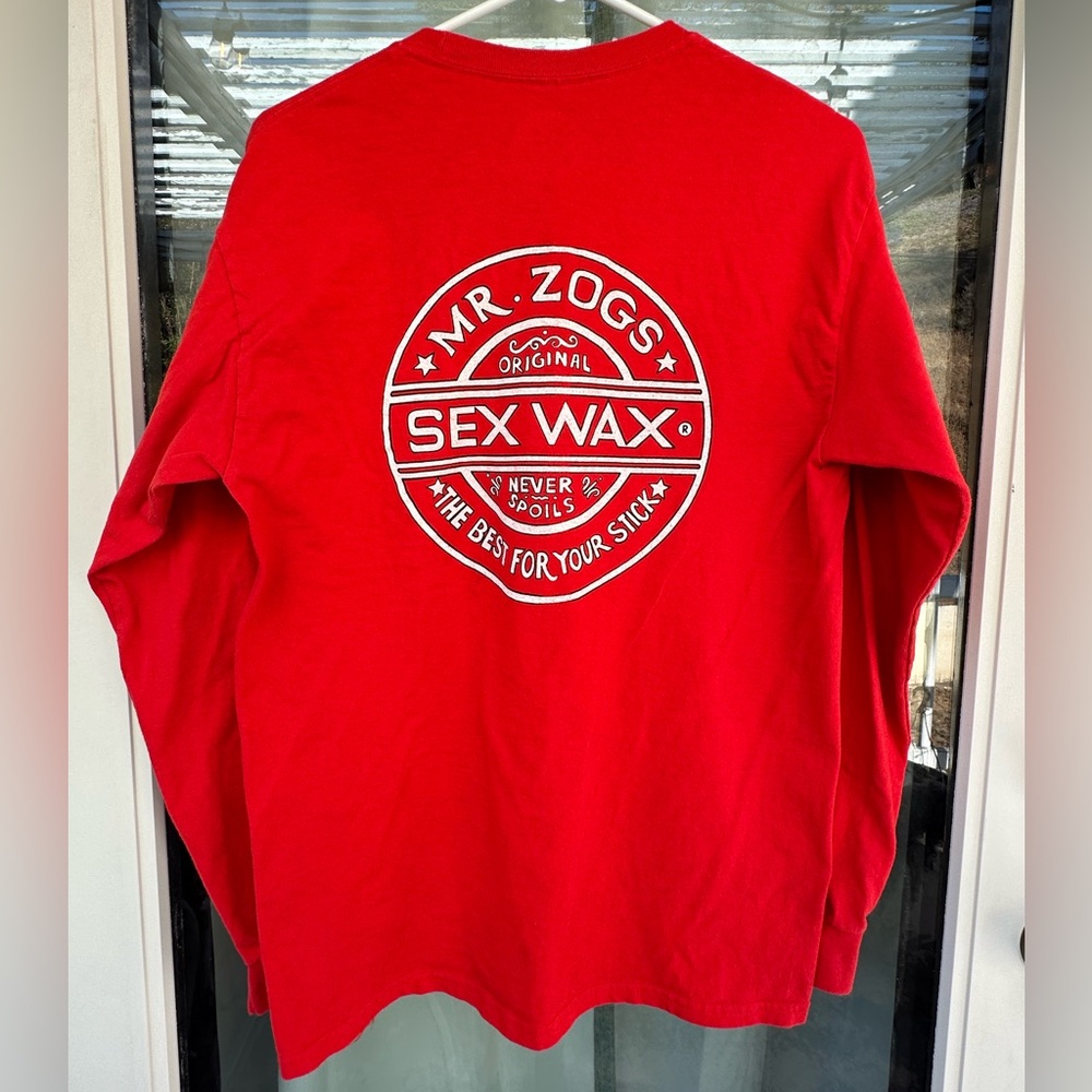 Mr. Zogs Sex Wax Long Sleeve Shirt size M